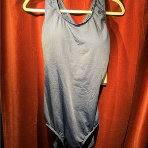 NWT Aquashape by Dolfin size 18 1-pc navy swimsuit